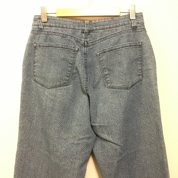 French Dressing Diamond Dot Print Jeans Blue With Light Jeans - Picture 7 of 16